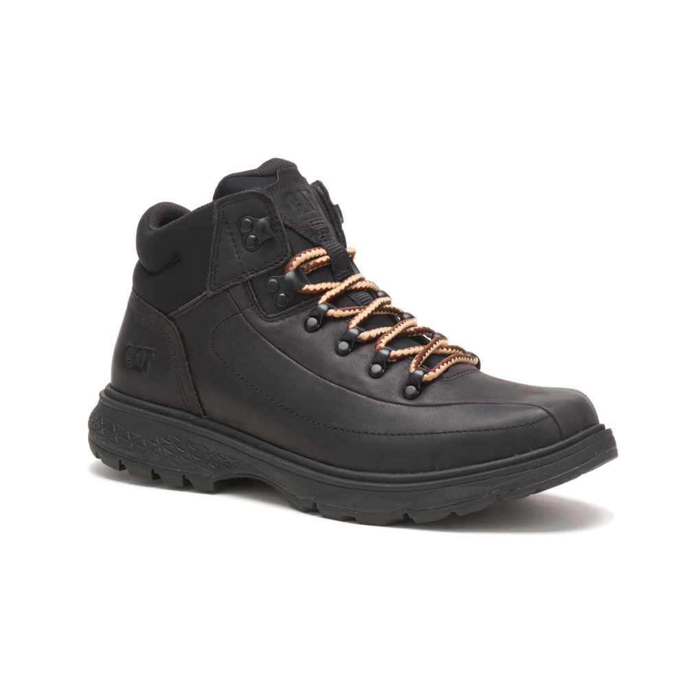 Caterpillar Boots South Africa - Cat Men's Forerunner Work Boots Black MJ7629143